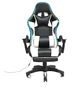 Silla Gamer RGB Ergonómica Negro MC411